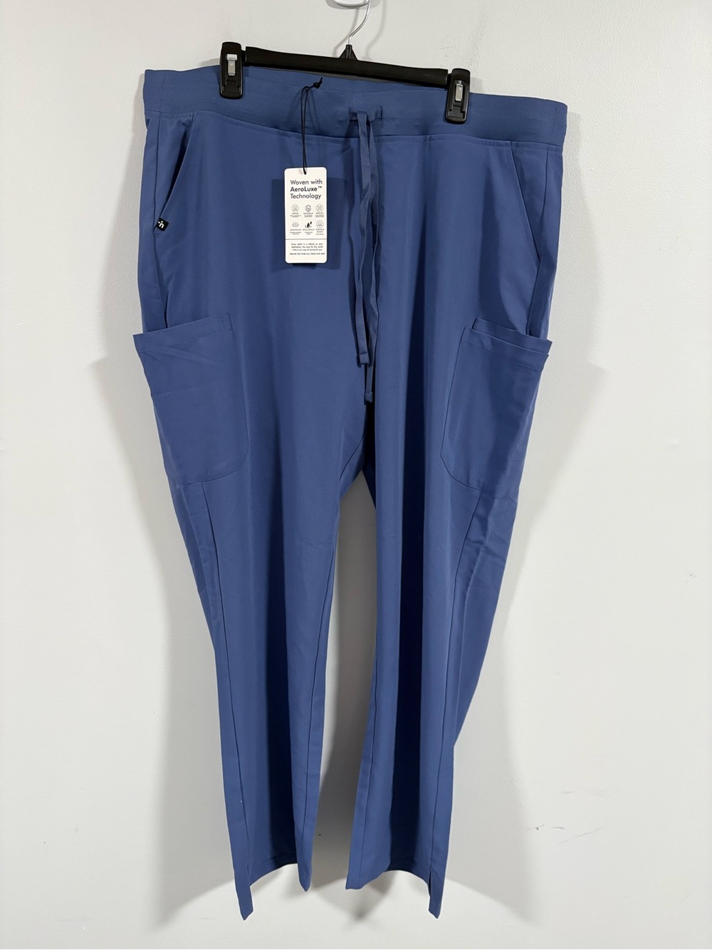 Healix Rise Womens 2XL High Waist Cargo Scrub Pants Peri Hustle